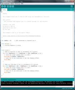 Fading LED - ARDUINO-Programm