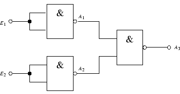 \psfrag{E1}{\tiny$E_1$}
\psfrag{E2}{\tiny$E_2$}
\psfrag{A1}{\tiny$A_1$}
\psfr...
...{\tiny$A_3$}
\psfrag{&}{\&}
\includegraphics [scale=0.6667]{schalt3.eps}%
\par