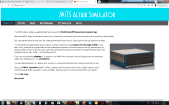 MITS Altair Simulator